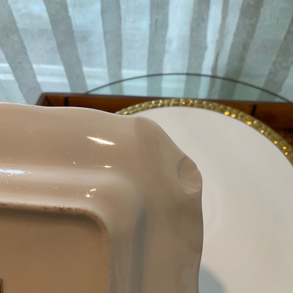 222 FIFTH Christmas Scotty Scottish Terrier Dog Argyle Appetizer Plates - Picture 6 of 6